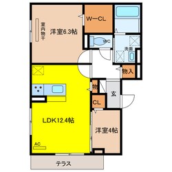 フォンテーヌの物件間取画像